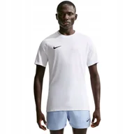 Koszulki męskie - Koszulka męska Nike Park VIII Dri-Fit t-shirt sportowy biały r.M - miniaturka - grafika 1