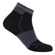 Skarpetki damskie - Skarpetki damskie Icebreaker Merino Run+ Ultralight Mini Black/Graphite M - miniaturka - grafika 1