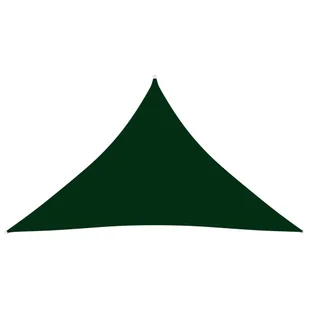VidaXL Trójkątny żagiel ogrodowy, tkanina Oxford, 4x4x5,8 m, zielony - Parasole ogrodowe - miniaturka - grafika 1