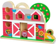 Łamigłówki - Farma z krążkami GO Tots Barnyard Tumble Melissa and Doug - miniaturka - grafika 1