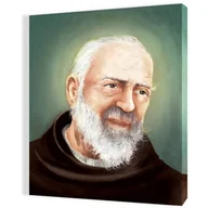 Ikony i obrazy sakralne - Obraz religijny na płótnie Święty Ojciec Pio - miniaturka - grafika 1