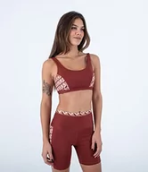 Biustonosze - Hurley City Block Scoop Neck Sports Biustonosz Koszulka Damski - miniaturka - grafika 1