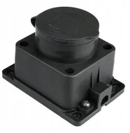 Gniazdka elektryczne - Gniazdo prądowe z uziemieniem pojedyńcze PG101 nat - miniaturka - grafika 1