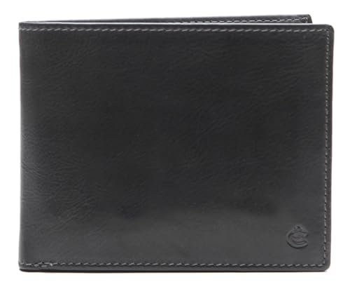 Esquire Portfel 22350800 czarny 00 12 x 9,5 cm Unisex ADULTOS, Czarny 00, 12 x 9,5 cm, Klasyczny