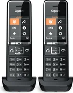 Akcesoria do telefonów stacjonarnych - Gigaset Comfort 550HX duo czarny/chrom - miniaturka - grafika 1