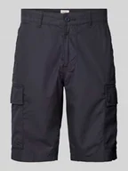 Spodenki męskie - Bermudy o kroju regular fit z kieszeniami cargo - miniaturka - grafika 1
