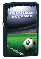 Trafika - Zippo, Zapalniczka, One World One Game, Black Matte - miniaturka - grafika 1