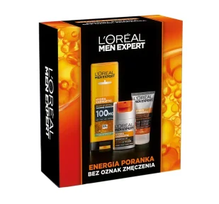 L'Oréal Paris Men Expert Hydra Energetic zestaw męskich kosmetyków żel pod prysznic 400 ml + żel do mycia twarzy 100 ml + krem do twarzy 50 ml - Zestawy kosmetyków męskich L'Oréal Paris Men Expert Hydra Energetic zestaw męskich kosmetyków żel pod prysznic 400 ml + żel do mycia twarzy 100 ml + krem do twarzy 50 ml - Zestawy kosmetyków męskich - miniaturka - grafika 1