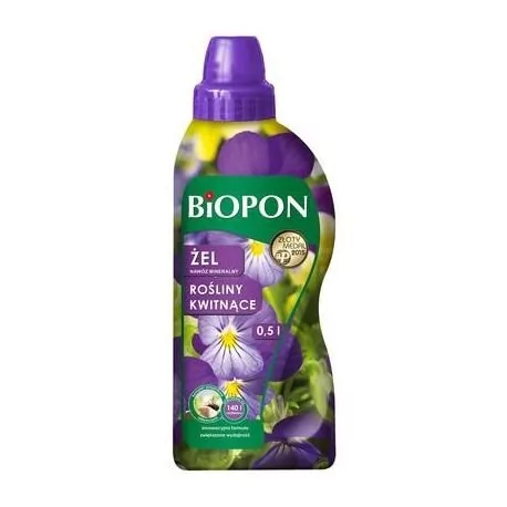 Biopon Nawóz mineralny w żelu do roślin kwitnących, butelka 500ml, marki