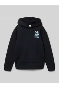 Bluza o kroju regular fit z kapturem i nadrukiem z logo model Brush - Roxy - Bluzy damskie - miniaturka - grafika 1