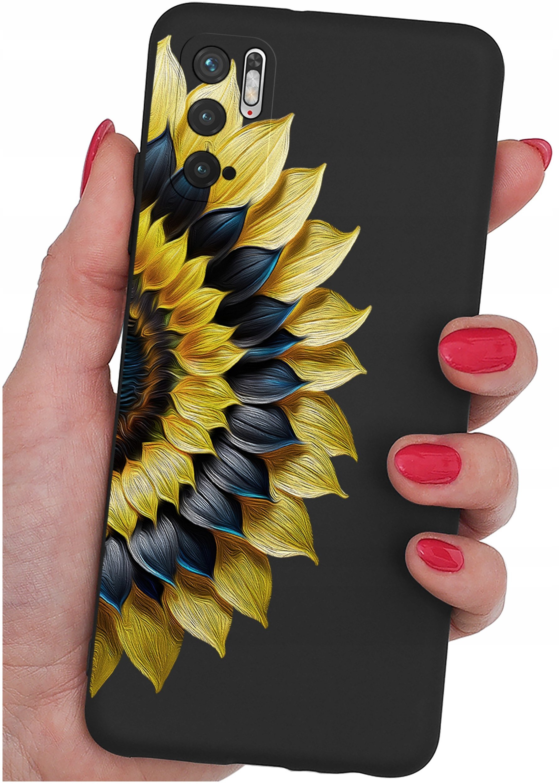 ETUI do Xiaomi Redmi Note 10 5G WZORY SILIKONOWE MATT CASE + SZKŁO 9H