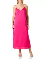 Sukienki - Vila NOOS Satynowa sukienka Singlet, różowy, 38 - miniaturka - grafika 1