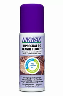 Akcesoria obuwnicze - Impregnat do butów z tkaniny i skóry Nikwax 125 ml gąbka - grafika 1