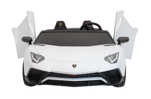 Pojazd Lamborghini Aventador Sv Biały - Pojazdy elektryczne dla dzieci - miniaturka - grafika 1