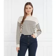 Swetry damskie - Marc Cain Sweter | Oversize fit | z dodatkiem wełny i kaszmiru - miniaturka - grafika 1