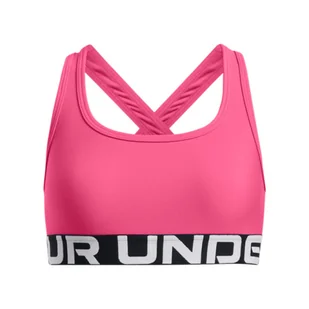 Dziewczęcy biustonosz treningowy Under Armour G Crossback Bra - różowy - Biustonosze - miniaturka - grafika 1