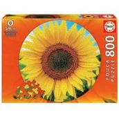 Puzzle - Educa Tournesol Rond pices Round Sonnenblume okrągłe puzzle z 800 części. Ref. 19034 19034 - miniaturka - grafika 1