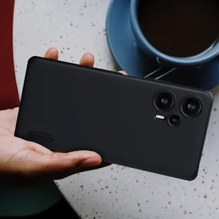 Pancerne etui Xiaomi Redmi Note 12 Turbo / Xiaomi Poco F5 pancerny pokrowiec Nillkin Super Frosted Shield Pro - czarne - Etui i futerały do telefonów - miniaturka - grafika 16