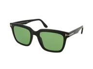 Okulary przeciwsłoneczne - Tom Ford Marco-02 FT646 01N - miniaturka - grafika 1