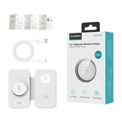 Ładowarki do telefonów - Ładowarka indukcyjna 3w1 Choetech T616-F (biała) - miniaturka - grafika 1