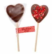 Gumy do żucia, lizaki, dropsy - Czekoladowy Lizak - Prezent na Walentynki, Dzień Matki, Kobiet, Dzieci wz 2 - miniaturka - grafika 1