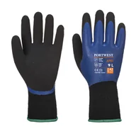 Rękawice robocze - Rękawica Thermo Pro PORTWEST Czarny Niebieski S - miniaturka - grafika 1