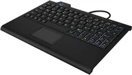 Klawiatury - KeySonic KSK-3210ELU (DE) klawiatura USB QWERTZ Niemiecki Czarny 60961 - miniaturka - grafika 1