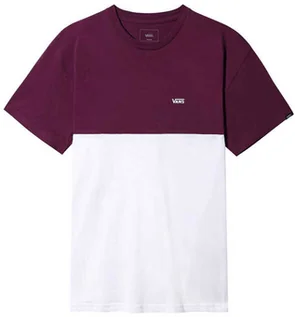 Koszulki dla chłopców - Vans COLORBLOCK WHITE/PORT ROYALE koszulka męska - XXL - grafika 1