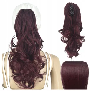 Włosy Syntetyczne Doczepiane Kucyk na Klipsie 35 cm Clip In Jak Naturalne - Ozdoby do włosów Włosy Syntetyczne Doczepiane Kucyk na Klipsie 35 cm Clip In Jak Naturalne - Ozdoby do włosów - miniaturka - grafika 1