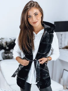 Kamizelka damska KAMILLA czarna Dstreet TY3330-XL - Kamizelki damskie - miniaturka - grafika 1