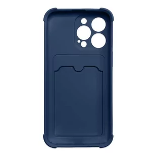 Card Armor Case etui pokrowiec do Xiaomi Redmi Note 10 / Redmi Note 10S portfel na kartę silikonowe pancerne etui Air Bag granatowy - Etui i futerały do telefonów - miniaturka - grafika 2