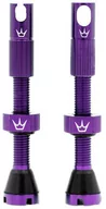 Części rowerowe - Peaty's Peaty's X Chris King MK2 Tubeless Valves 42mm, violet  2021 Wentyle i akcesoria PE-PTV2-42-VLT - miniaturka - grafika 1