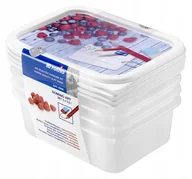Pojemniki kuchenne - Rotho Pojemniki Domino 4 sztuki 500 ml 20 lat gwarancji producenta + - miniaturka - grafika 1