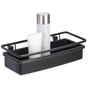 Czarna półka łazienkowa Wenko Molinella, 30x9 cm - Półki łazienkowe - miniaturka - grafika 1