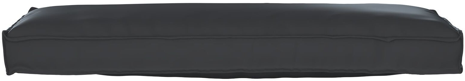 vidaXL Poduszka na paletę na ławkę czarna 120x40x8 cm z materiału Oxford 42001642