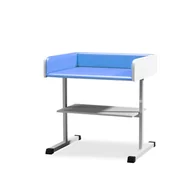 Meble i wyposażenie gabinetów medycznych - Stół do badania niemowląt z półką dolną model SBN-P Niebieski 07 Stół do badania niemowląt z półką dolną - miniaturka - grafika 1