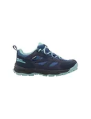 Buty dla chłopców - Jack Wolfskin Unisex Vojo Tour Texapore Low K buty trekkingowe dla dzieci, niebieski (Night Blue), 31 EU - miniaturka - grafika 1