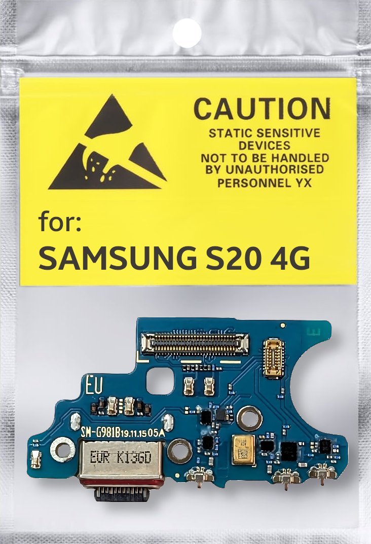 Płytka Ładowania do Samsung S20 4G USB Gniazdo Oryginał Zila SM-G980 5904858343454