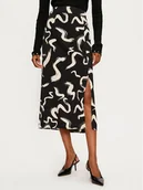 Spódnice - ONLY Spódnica midi Nova 15331905 Czarny Regular Fit - miniaturka - grafika 1