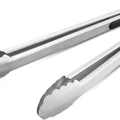 Szczypce do grilla - Szczypce kuchenne ze stali nierdzewnej 304, po 1 sztuce, 27 cm, 34,5 cm, 2 sztuki, wytrzymałe szczypce do żywności do grilla BBQ, ergonomiczne uchwyty - miniaturka - grafika 1