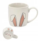 Kubki dla dzieci - Kubek dla dzieci CERAMICZNY zające uszy MIŁY 270 ml - miniaturka - grafika 1