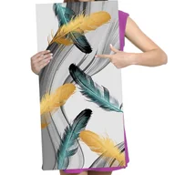 Zabawki kreatywne - Haft Diamentowy Diamond Painting,DIAMENTOWY MALARZ,Obraz DIY 5D,Mozaika Diamentowa 40x80, Pióra - miniaturka - grafika 1