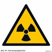 Tablice BHP - TD Systems GD003 - Ostrzeżenie przed materiałem radioaktywnym lub promieniowaniem jonizującym 200x200 - miniaturka - grafika 1