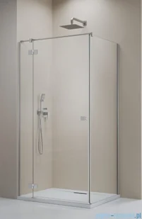 Radaway Essenza Kdj Brushed Nickel kabina 90x90cm lewa szczotkowany nikiel 1385044-91-01L/1384050-01-01 - Kabiny prysznicowe Radaway Essenza Kdj Brushed Nickel kabina 90x90cm lewa szczotkowany nikiel 1385044-91-01L/1384050-01-01 - Kabiny prysznicowe - miniaturka - grafika 1