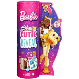 Mattel Lalka Barbie Cutie Reveal seria 1 Kotek HHG18 - Lalki dla dziewczynek - miniaturka - grafika 1