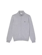 Swetry męskie - Lacoste Sweter męski, Srebrny podbródek, 6XL - miniaturka - grafika 1