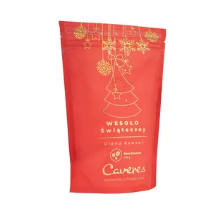 Caveres Wesoło Świąteczny Blend Kawowy - Kawa ziarnista 250g - Kawa - miniaturka - grafika 1