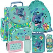 Plecaki szkolne i tornistry - Tornister dla dziewczynki plecak szkolny 1-3 klasa Lilo Stitch Stich Zestaw - miniaturka - grafika 1