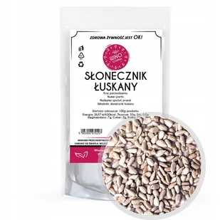 Słonecznik Łuskany Ziarno Cały 500g chleb - Ziarna i nasiona roślin strączkowych - miniaturka - grafika 1