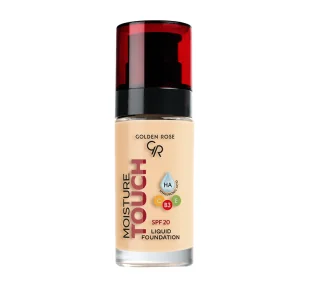 GOLDEN ROSE MOISTURE TOUCH NAWILŻAJĄCY PODKŁAD DO TWARZY SPF20 104 30ML - Podkłady do twarzy - miniaturka - grafika 1